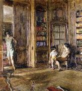 In the Library Edouard Vuillard
